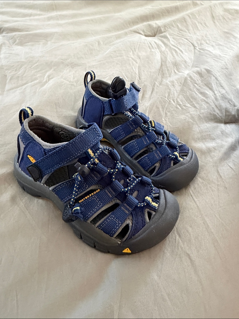 Keen Kids Navy and Gray Closed-Toe Water Sandals